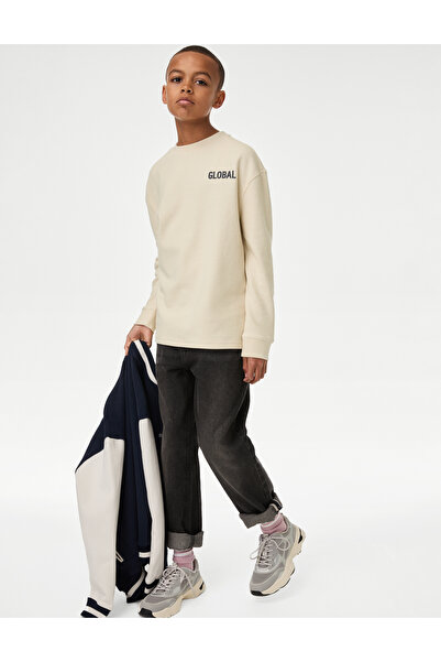 Marks & Spencer Pamuklu Grafikli Üst (2-16 Yaş)