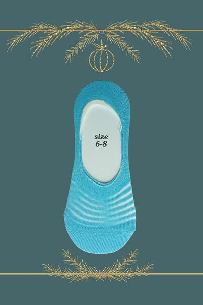 Esinti 5 Pairs of Girls' Ballerina Socks - Colorful Unisex Summer Thin Ballerina Socks