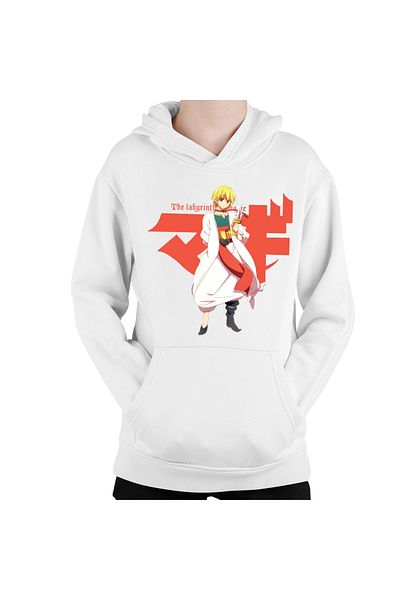 OEM Children's hoodie Magi The Labyrinth of Magic Alibaba Orange Character Pose