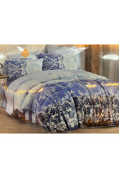 ÇEYİZCİ ÇARŞI ARADIĞIN HERŞEY TEK TIKLA Crystal Sleeping Set Double – Quilt + Pique + Pillow Set + Quilt Protection