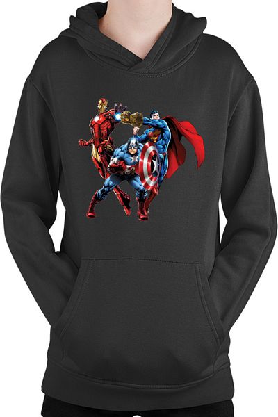 OEM Children's sweatshirt Thanos Gauntlet Mach Marvel Superman Ironman