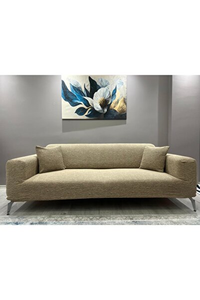 Dilan Home Jakarlı 3 3 Koltuk Örtüsü | Lastikli Takım Çekyat Kanepe Örtüsü| K...