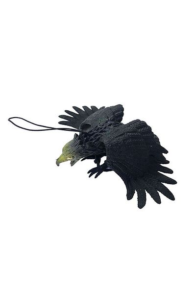 CONAHOME Black Color Soft Plastic Joke Eagle Bat Keychain Joke Material