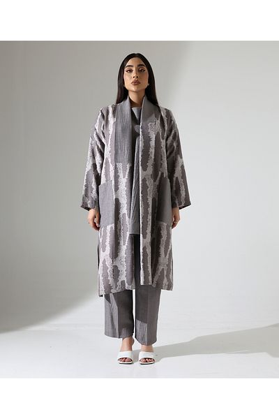 Fi'l Arz Fashion Viscose Linen Double Pocket Suit