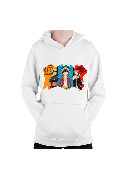 OEM Children's sweatshirt Fairy Tail Naruto One Piece Best Guild Anime