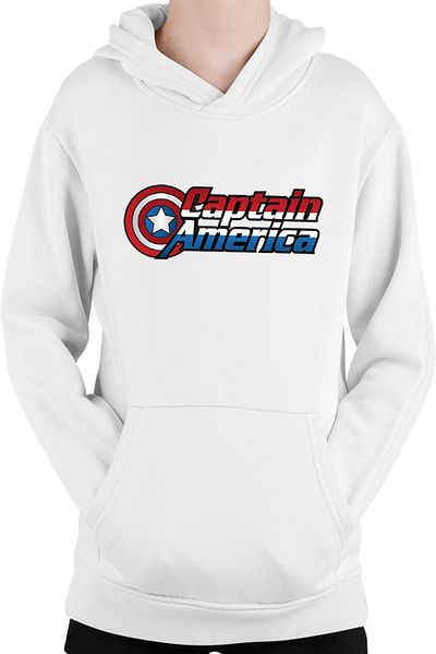 OEM Children's hoodie Captain America Logo Marvel Super Powers Hero Kids
