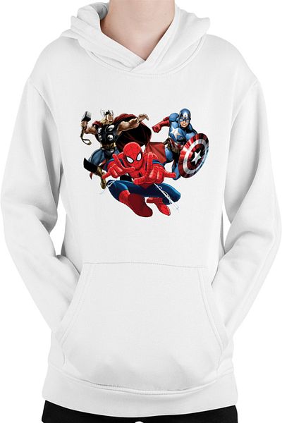 OEM Kids' sweatshirt Spiderman Captain America Thor Fly Hero Cool