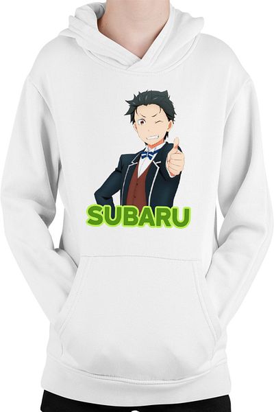 OEM Re Zero Subaru Costume Like Wedding Repeat Kids Hoodie