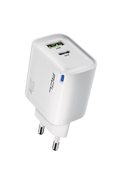 ACL AC-116 20w Gan Teknolojili Çift Usb Type-c Süper Hızlı Şarj Adaptörü