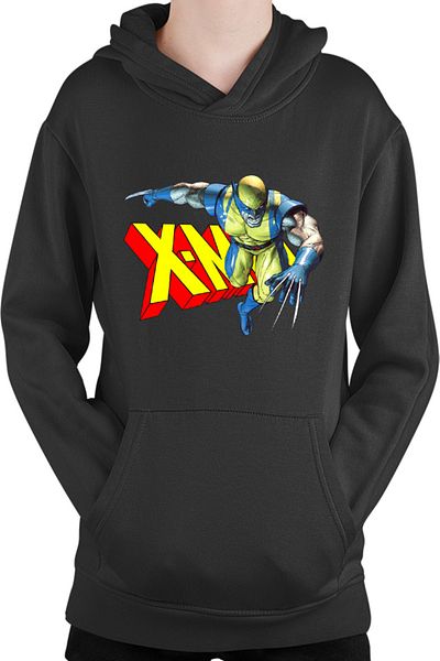 OEM Kids Hoodie Wolverine X-Men Logo Superpower Hero