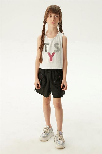 Tyess Girl Black Shorts