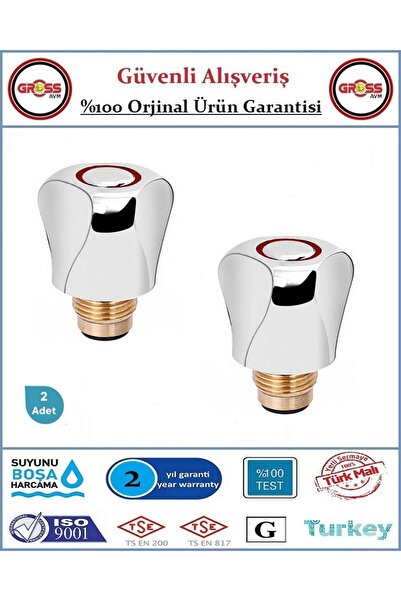 ŞENPRES Faucet Cover Set - 100% Solid Brass - Sealed - Original - 2 Pieces