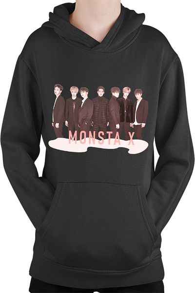 OEM Kids Hoodie Monsta X Group Korean Artist MTV Dance Performance