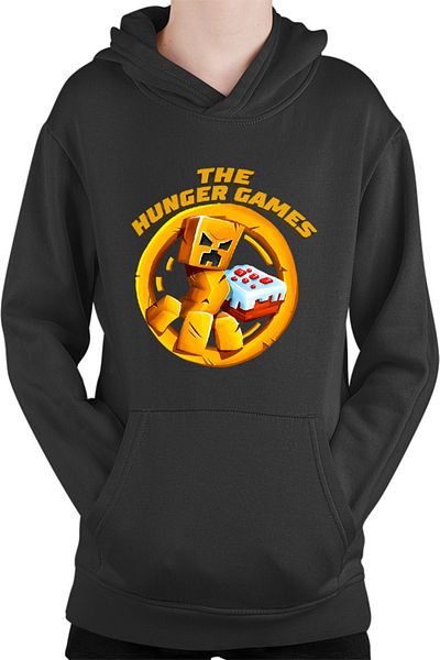 OEM Kids Hoodie The Hunger Games Minecraft Logo Cake Creeper