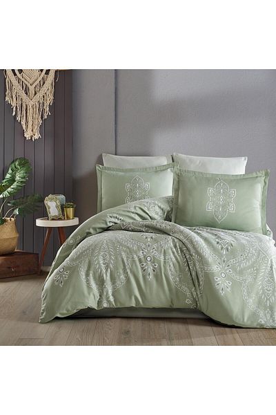 Pucioasa Satin Clasy King Size Bed Linen (Rovi V2)