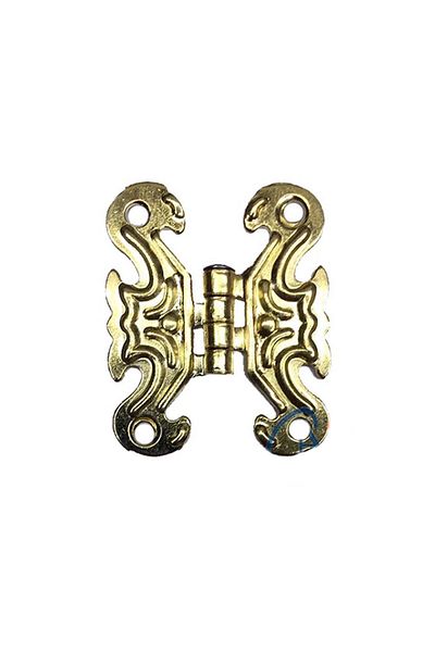 CONAHOME Decorative Sheet Butterfly Hinge - Small, Yellow, 1 Piece