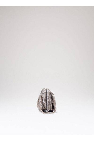 Benedetta Bruzziches Venus La Petite – Silver Crystal Bag