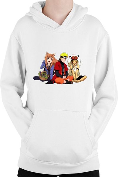 OEM Spice And Wolf Holo Naruto Anime Eater Kids Hoodie