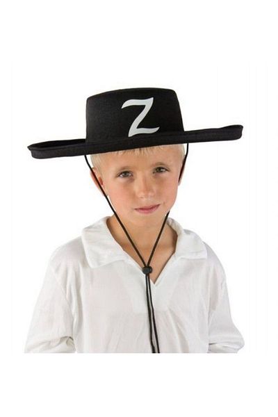 CONAHOME Z Logo Children's Boy Lace-up Zorro Hat
