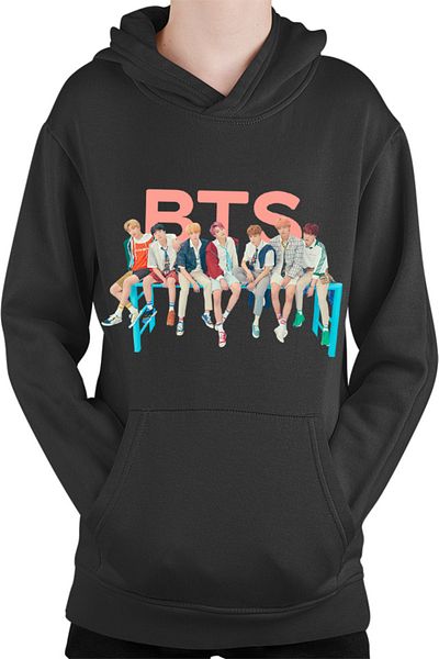 OEM BTS All Members DNA Era Debut World Wide Kids Hoodie
