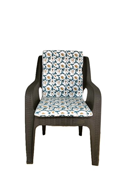 Home EVO Tekstil Sandalye Minderi Fermuarlı Yüksek Arkalıklı Bahçe Minderi 1 ...