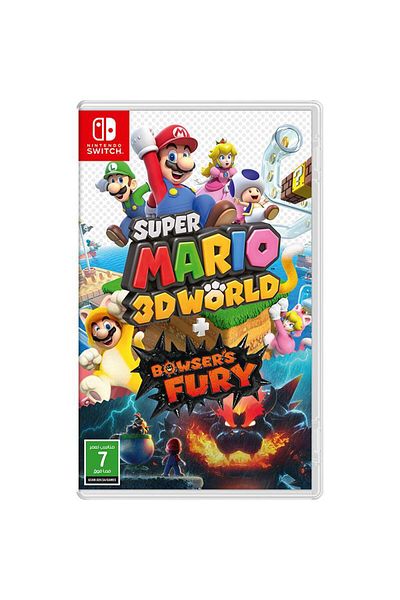 Nintendo SUPER MARIO 3D WORLD + BOWSERS FURY- SWITCH GAMES