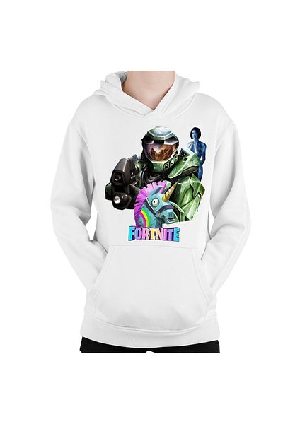 OEM Hanorac copii Halo Chief Cortana Fortnite Lama Battle