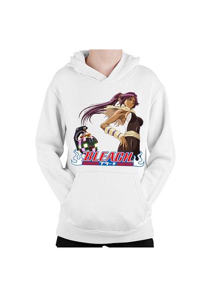 OEM Bleach Yoruichi Shihouin Fortnite Magenta Bomb Kids Hoodie
