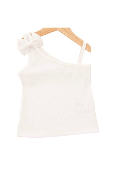 SANTRALBEBE Girl's Bow Strap Crop Badi