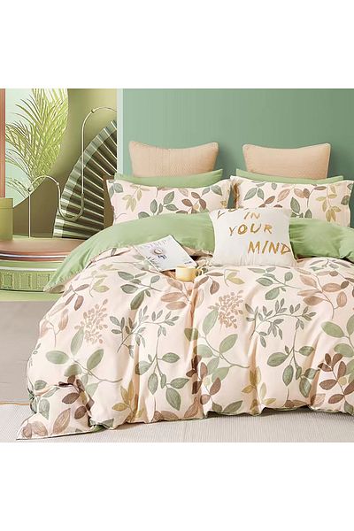 Pucioasa Lenjerie De Pat Percalle Imprimat (Prc141) - King Size 6 Piese Cu Husă