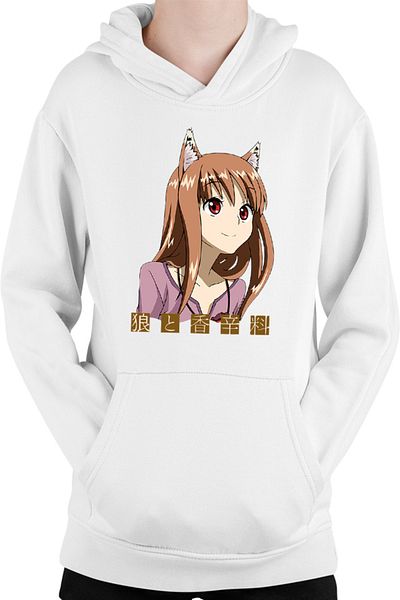 OEM Spice And Wolf Holo Small Fox Furry Funimation Kids Hoodie