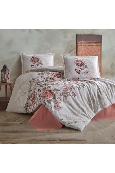 Pucioasa Ranforce Clasy King Size Bed Linen (Minda)