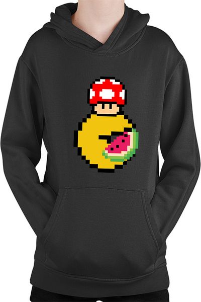 OEM Kids sweatshirt Pac Man Mario Minecraft Watermalon Slice