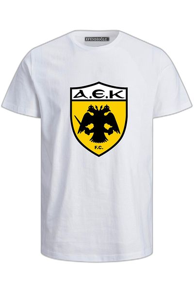 Efendioğlu Design ΑΕΚ Αθηνών Φ.Κ. τυπωμένο βαμβακερό μπλουζάκι