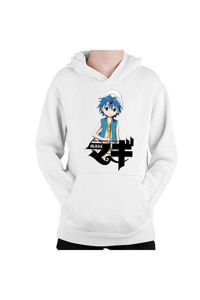 OEM Magi The Labyrinth of Magic Alladin Flute Logo Kids Hoodie