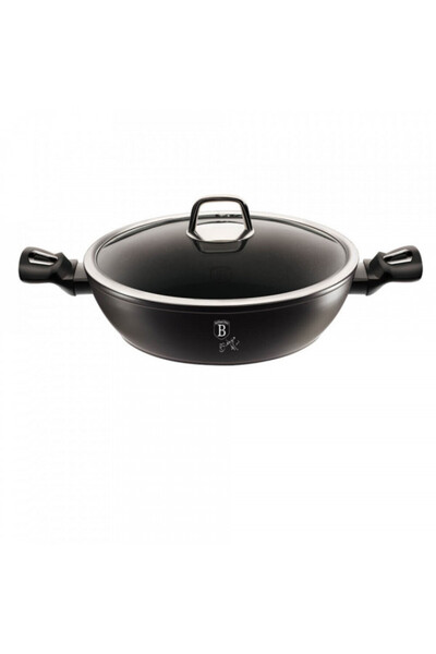 Berlinger Haus Oală cu capac 28 cm, negru, argintiu, colecția Berlinger Haus ...