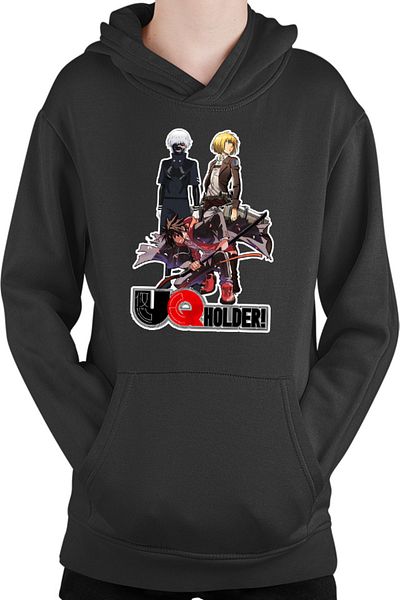 OEM UQ Holder Touta Demon Samurai Sword Soul Anime Otaku Kids Hoodie