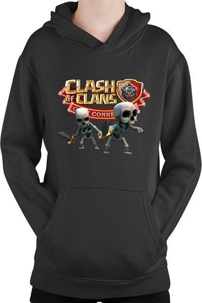 OEM Hanorac copii Clash of Clans Skeletons Team Tank Sword Fighters Logo