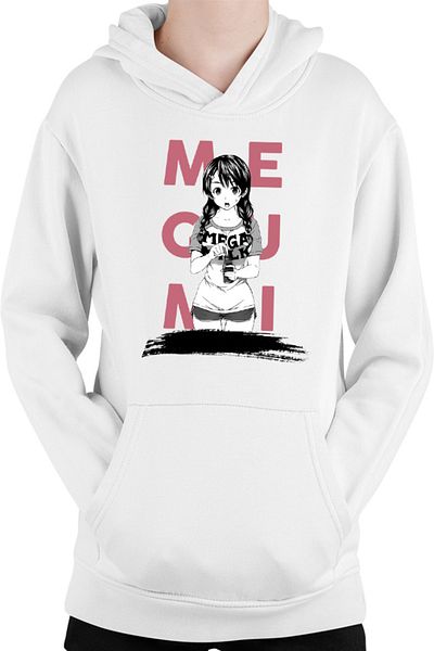OEM Kids Hoodie Food Wars Megumi Casual Water Otaku