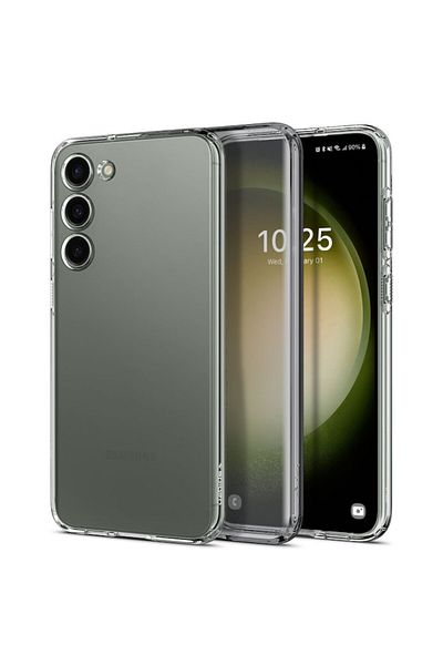 Spigen Protective case compatible with Samsung Galaxy S23, Spigen, Liquid Crystal, TPU, Transparent