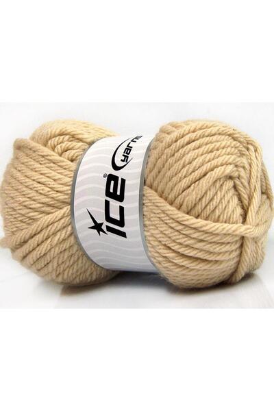 Ice yarns مجموعة من 4 خيوط من خيوط الجليد ATLAS SUPERBULKY Yarn Cafe Latte بو...