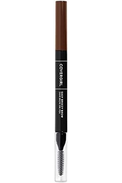 covergirl قلم حبر الحواجب Easy Breezy Brow يدوم طوال اليوم، لون بني ناعم 300، عبوة من قطعة واحدة