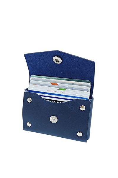 CRONDER Genuine Leather Men's Card Holder - Luxury Handmade Card Holder Wallet