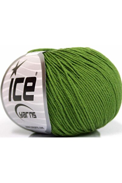 Ice yarns 8x50 جرام. أكريليك بيبي سمر، قطن أخضر غابي للأطفال، خيوط صيفية، قطن