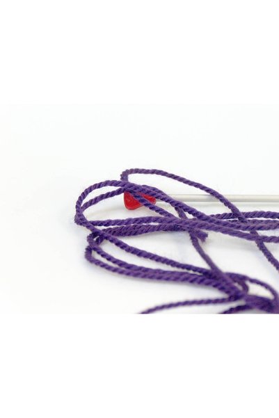Ice yarns 4X100Gr. Dora Acrylic Dark Purple Winter, Flat Strands, 100% Acrylic