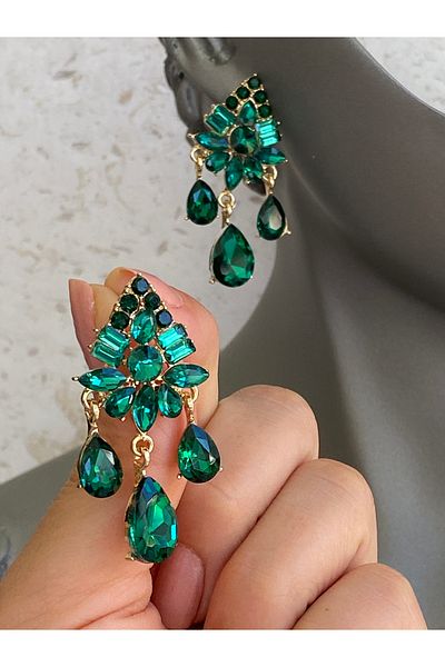 Lucios Evening Dress Drop Stone Nail Earring