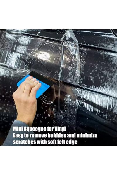 Generic MOB Plastic Handle Scraper & Squeegee – Sticker & Stain Remover for Windows