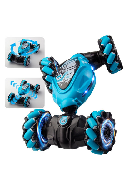welcomein Uzaktan Kumandalı Bilekten Kontrol Drift Işıklı Şarjlı Akrobat Stunt Araba 2.4G RC Oyuncak +6 Yaş
