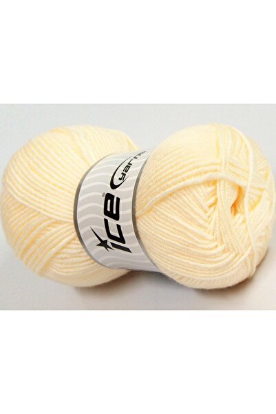 Ice yarns مجموعة من 4 بكرات خيوط آيس يارنز بيبي بيو خفيفة الوزن للحياكة اليدو...