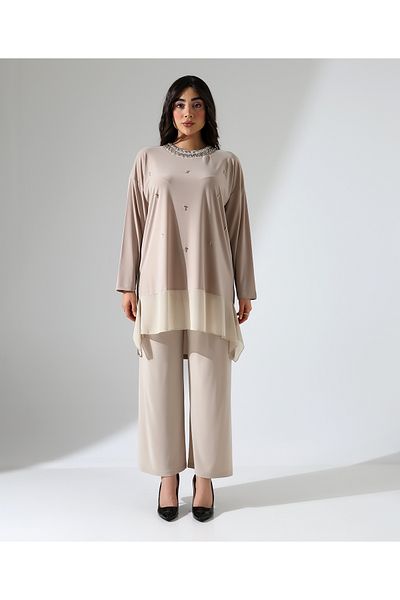 Fi'l Arz Fashion بدلة تونيك فستان سهرة